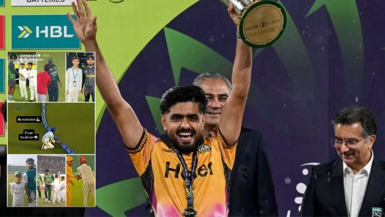 From Ball Boy to PSL Champion: The Inspiring Journey of Babar Azam