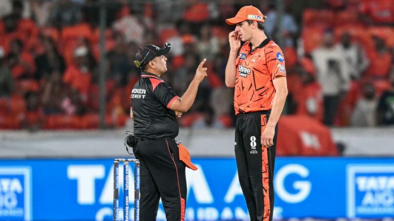 BCCI Fines SRH Captain Pat Cummins Over Slow Over-Rate in IPL 2026