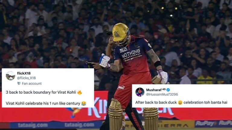 Virat Kohli’s Hilarious Single Celebration Against KKR: IPL 2026 Highlights