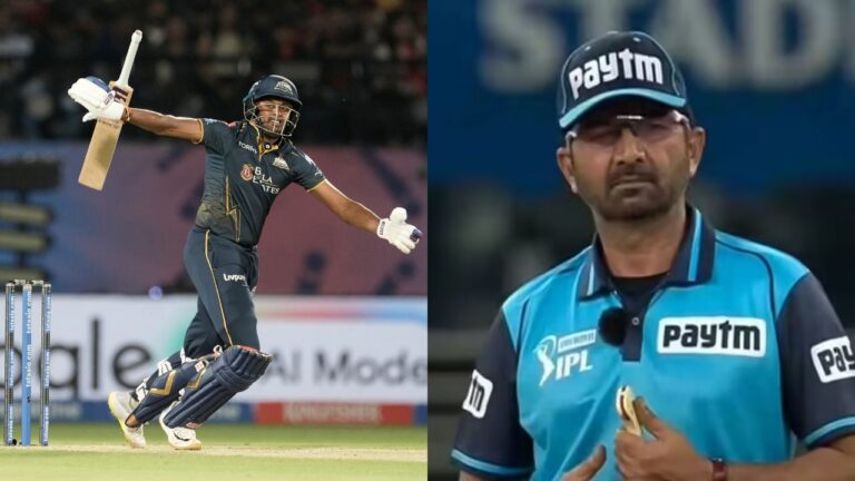 Fact Check- Did Umpire Anil Chaudhary Count Sai Sudharsan’s Dismissal Unfair? – Fact Check: Was Sai Sudharsan’s Hit-Wicket Dismissal Unfair? Anil Chaudhary Clarified