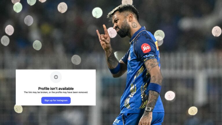 Hardik Pandya Follows Arshdeep Singh’s Footsteps, Removes His Entire Digital Tra – Hardik Pandya Deactivates Instagram Account Amid IPL 2026 Turbulence