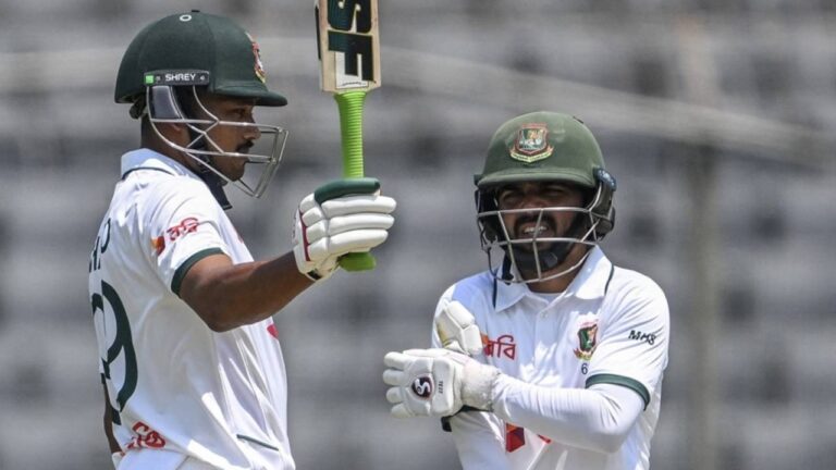 Najmul Hossain Shanto and Mominul Haque Dominate Pakistan in Mirpur Test