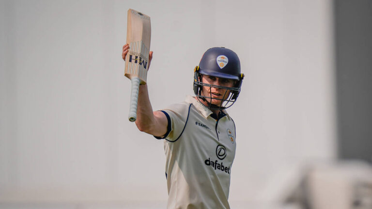 Brooke Guest Century Puts Derbyshire in Commanding Position Against Northamptonshire