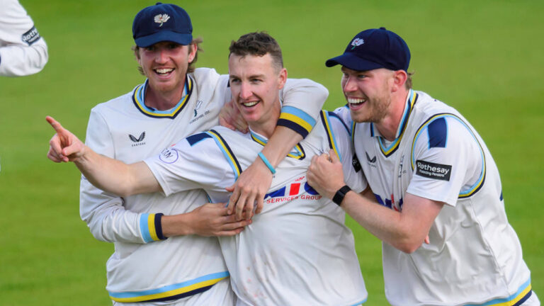 Yorkshire Dominates Surrey: George Hill and Harry Brook Lead Charge at Headingley