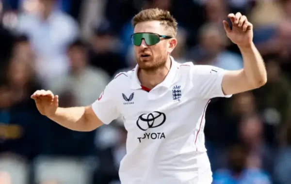 England all rounder Liam Dawson