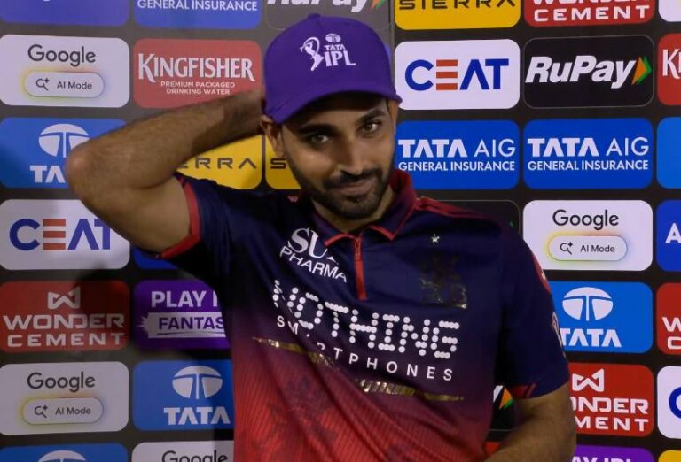 IPL 2026: Bhuvneshwar Kumar Equals Rare Record in RCB Victory Over MI