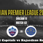 delhi capitals vs rajasthan royals match 62 17 05 2026