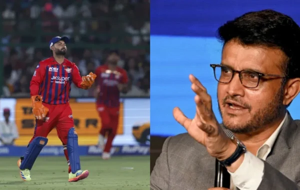 sourav ganguly and rishabh pant