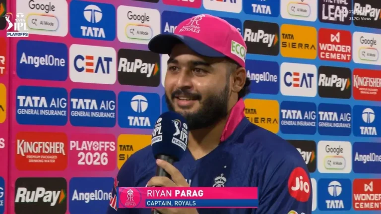 “Should have got 260”: Riyan Parag sets insanely high standards after RR storm i – Riyan Parag Sets High Bar as RR Eliminate SRH in IPL 2026 Qualifier