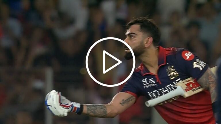 Watch- Virat Kohli Taunts Ahmedabad Crowd After IPL-Winning Six Vs Gujarat Titan